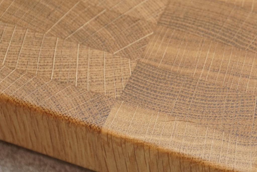 Solid Oak, End Grain, Floating Chopping Board