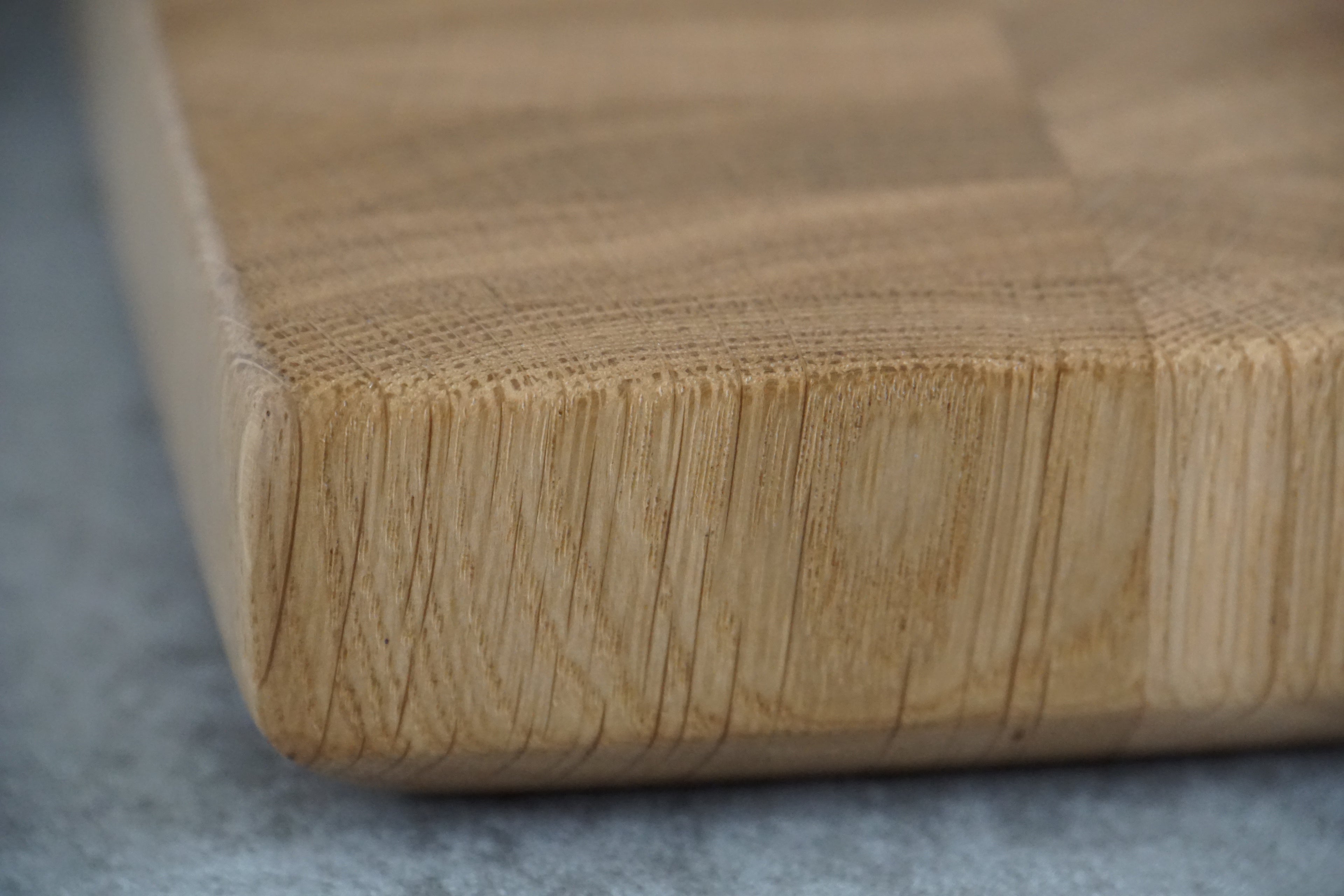 Solid Oak, End Grain, Floating Chopping Board
